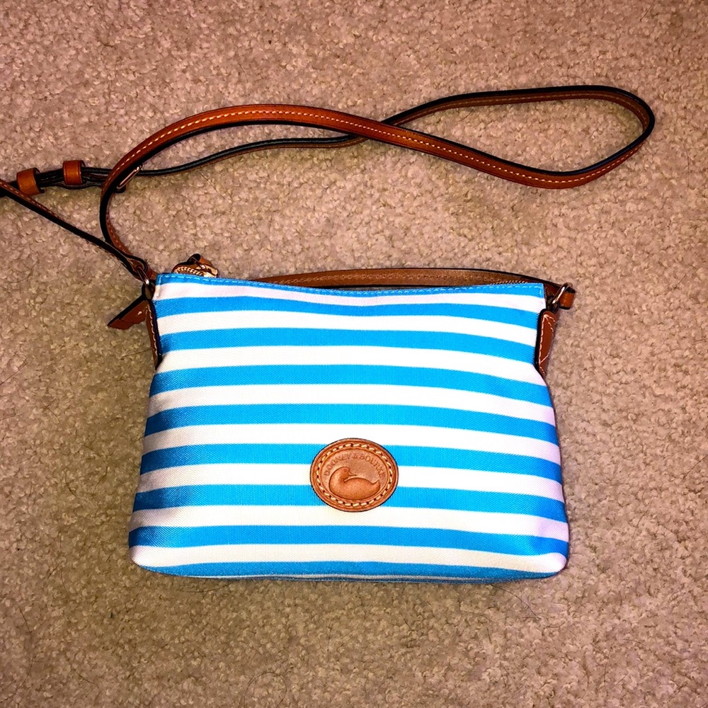 Dooney & Bourke striped cross body pouchette
